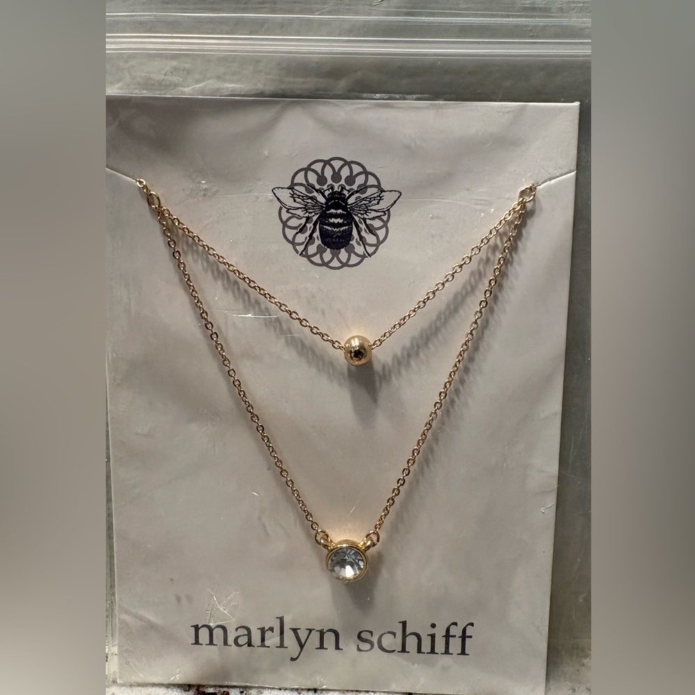Brand New! Marlyn Schiff Double Layered Necklace